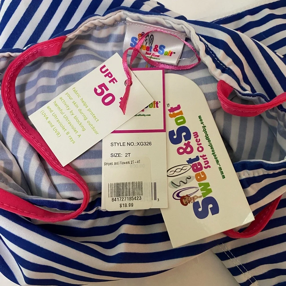 Sweet & Soft Tankini Set Size 2T NEW